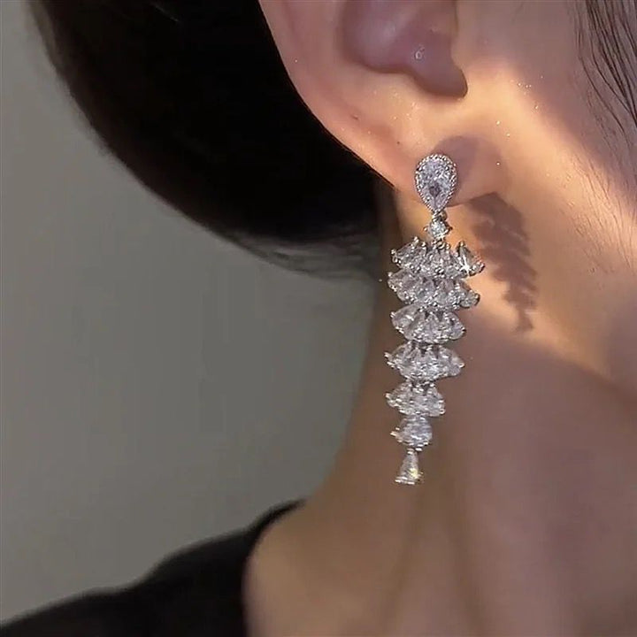 Elegant Korean Fashion Silver/Golden Earrings For Girls/Women