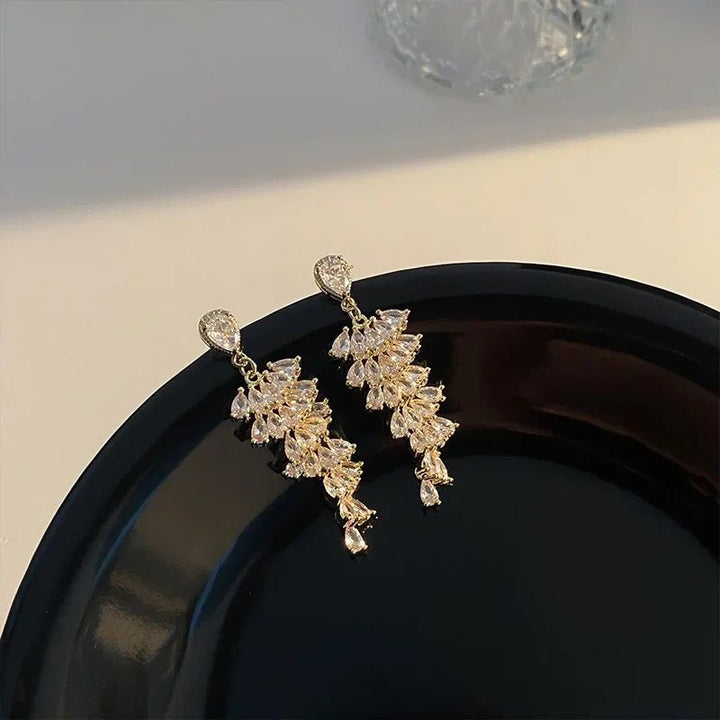 Elegant Korean Fashion Silver/Golden Earrings For Girls/Women