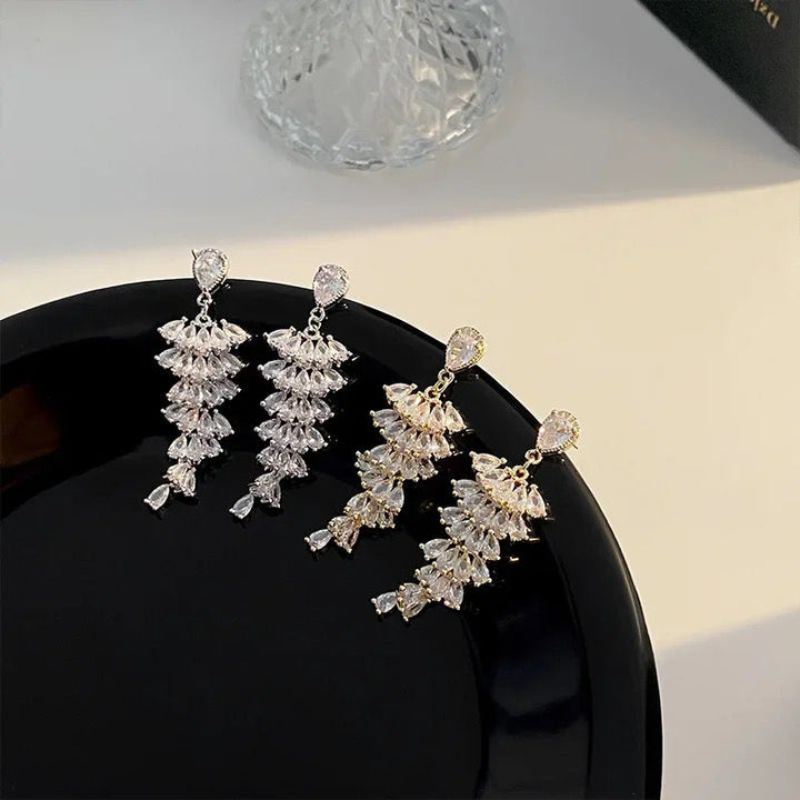 Elegant Korean Fashion Silver/Golden Earrings For Girls/Women